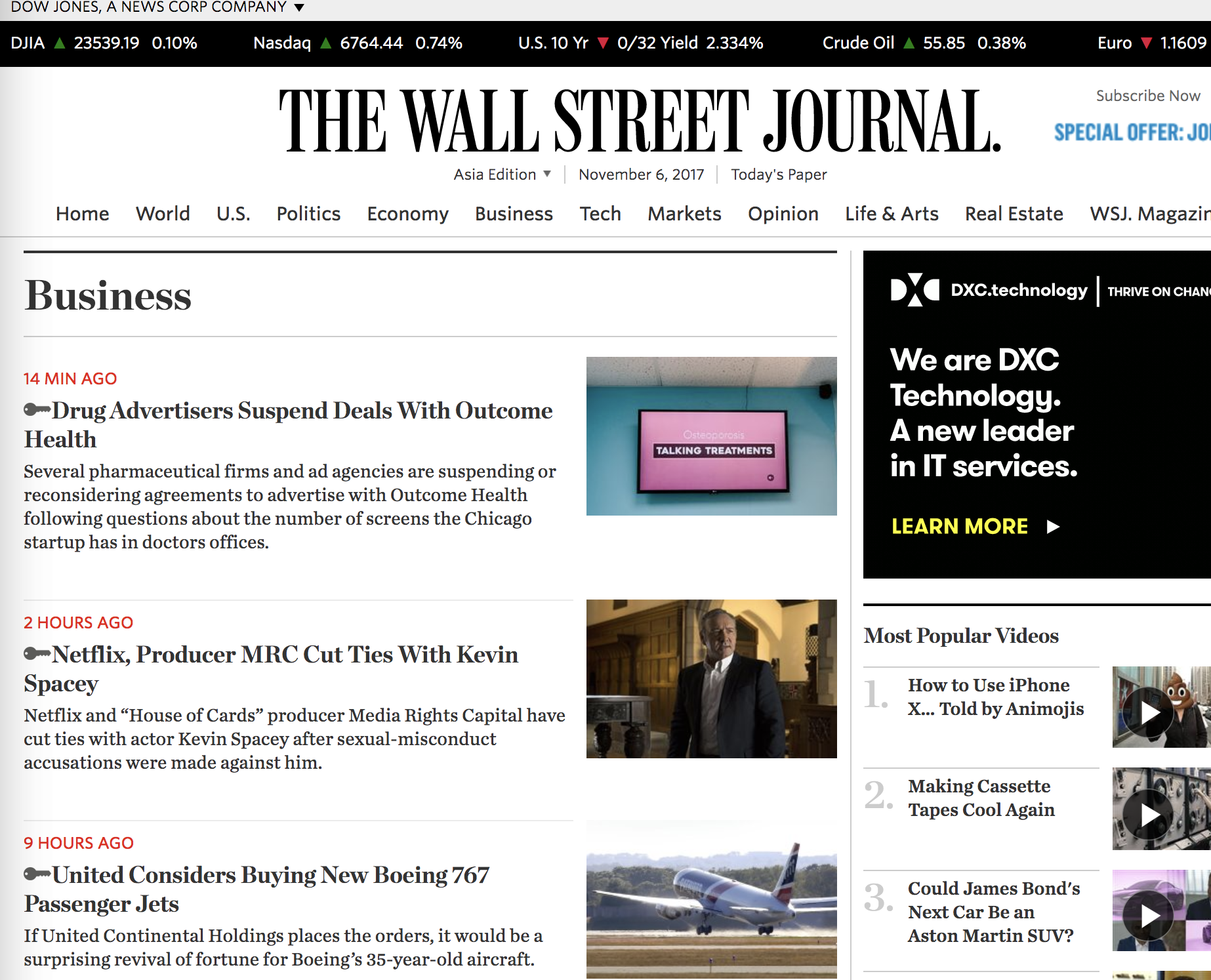 The Wall Street Journal Search